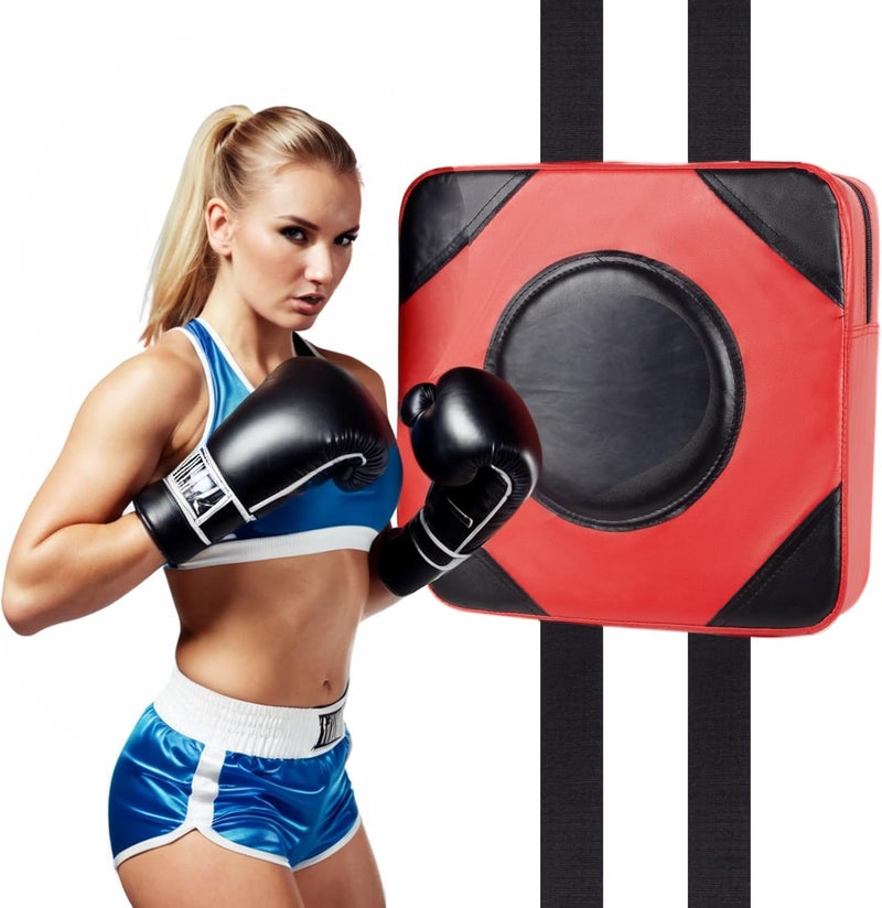 LuiceABC Wall Punching Boxing Pad, Wall Focus Target Foam, Boxing Fitness Wall Punch Bag, Leather and High Elastic Sponge Bag for Sports Training, Adjustable Height - Image 2